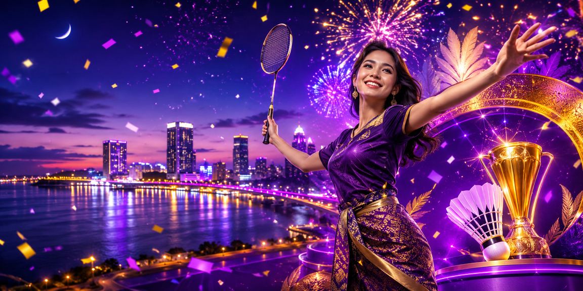 Pemandangan kasino hiburan moden di Johor dengan suasana malam yang bertenaga